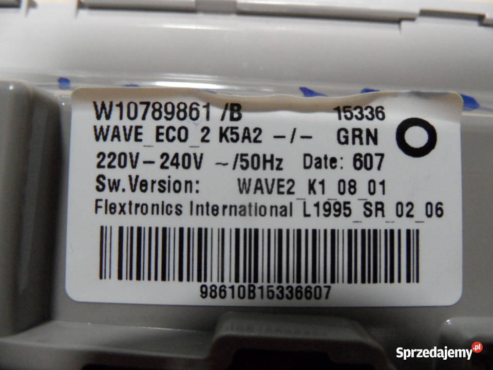 programator pralki whirlpool TDLR60110