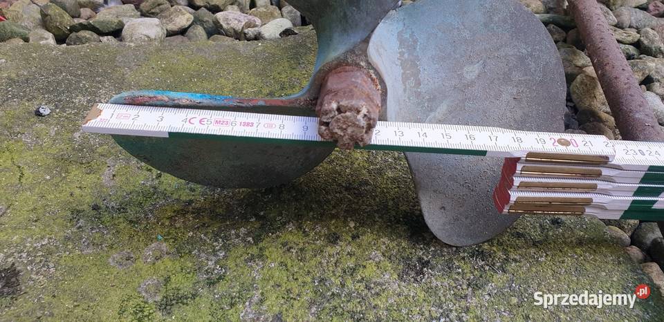 Śruba napędowa mosiężna łódź jacht Reszel