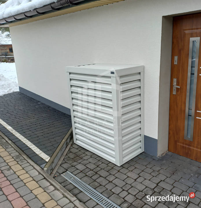 Osłona pompy ciepła 90x40x140 biały ID481 Nowy Tomyśl