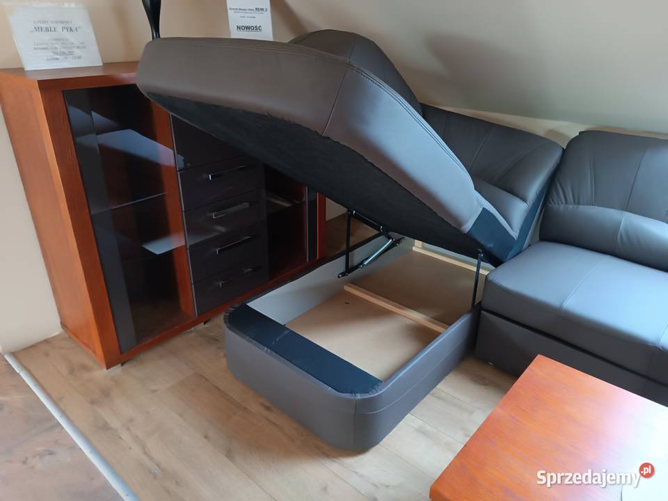 Nowy Narożnik 170x225 YARDEK Skóra Naturalna Olesno sprzedam