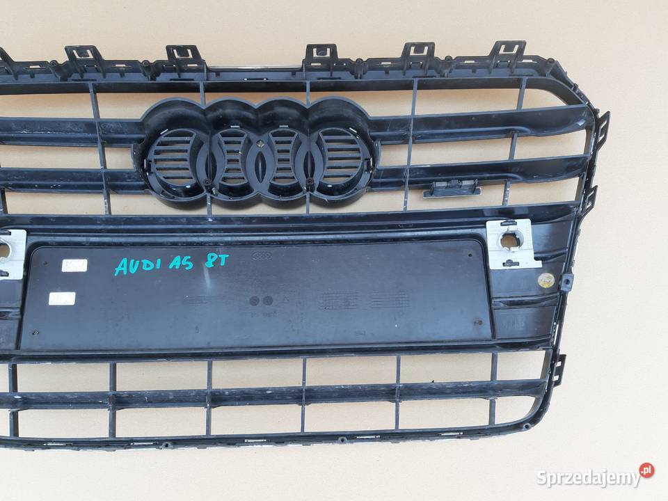 AUDI A5 8T PDC GRILL ATRAPA EMBLEMAT CHROM Trzciel