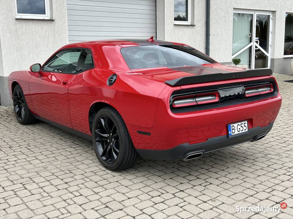 DODGE CHALLENGER 36 V6 AUTOMAT Kamera czerwony Białystok sprzedam