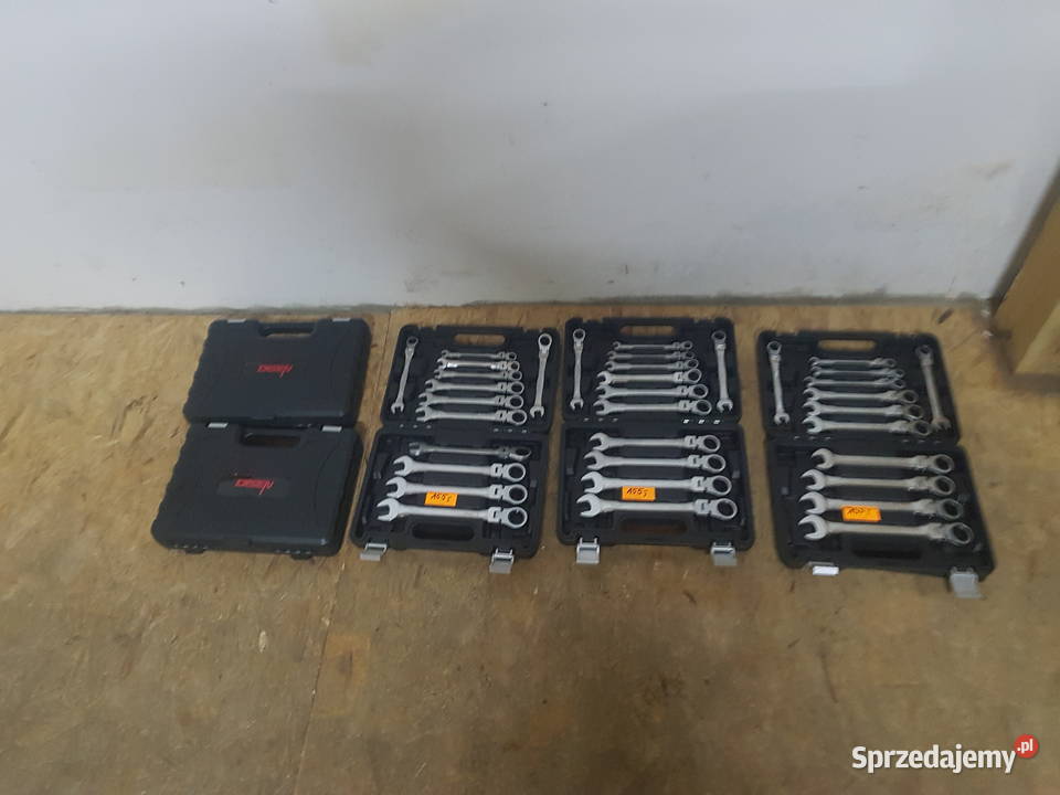 KLUCZE PŁASKO OCZKOWE Z GRZECHOTKĄ ŁAMANE 819 MM Dom i Ogród Głogowa