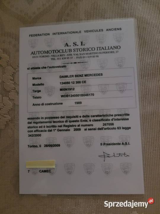 Mercedes W 124 300 CE Warszawa