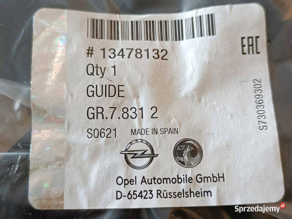 OPEL CROSSLAND X ŚLIZG MOCOWANIE ZDERZAK PRAWY Pleszew
