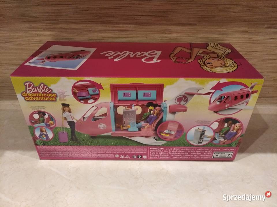 NAJTANIEJ Wymarzony Samolot Barbie Lalka Pilot Mattel