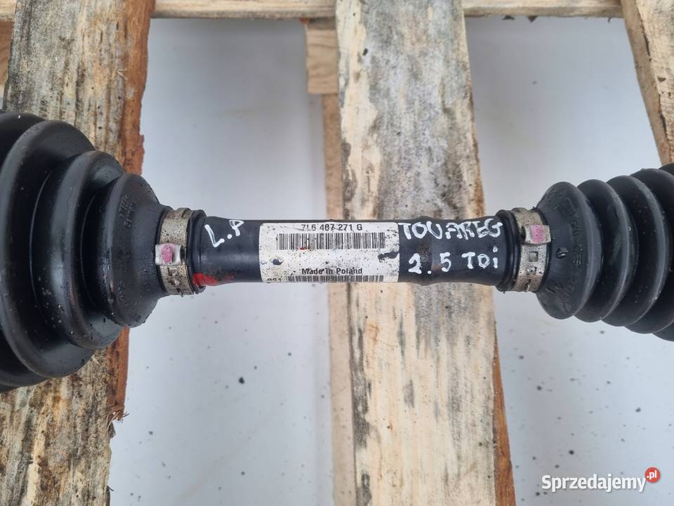 PÓŁOŚ VW Touareg 25 TDI LEWA PRZEDNIA półośka Chełm