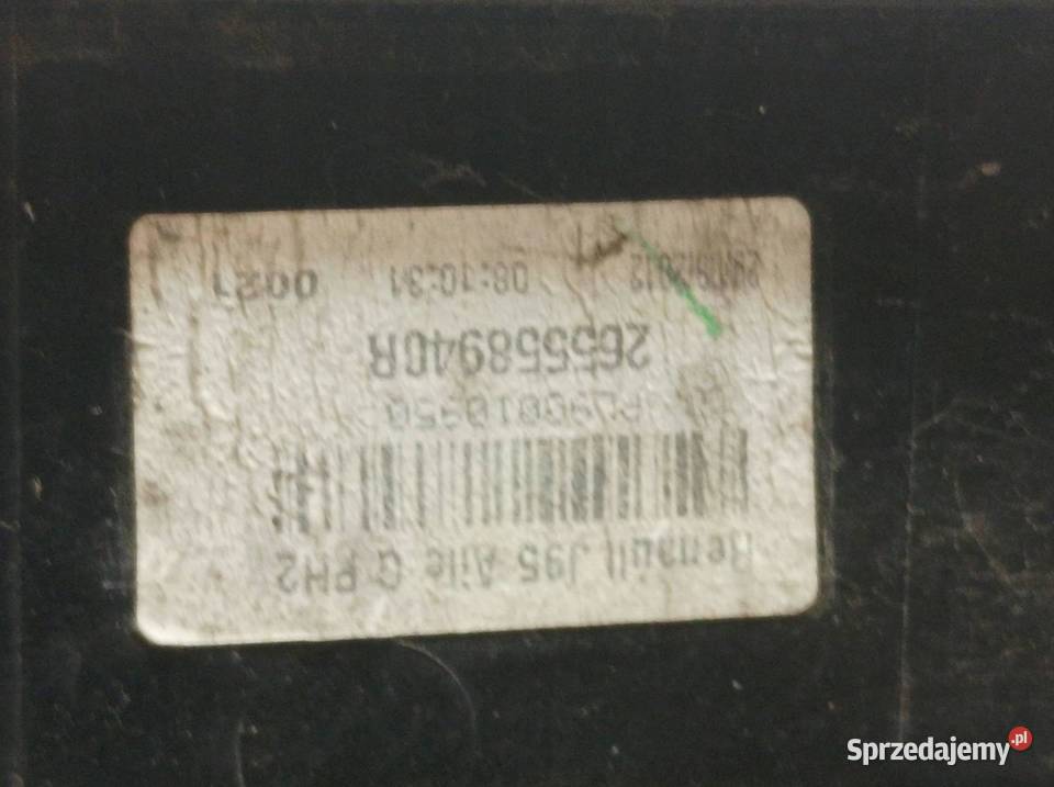 LAMPA TYŁ LEWA EU 265558940R Renault Scenic III sprzedam