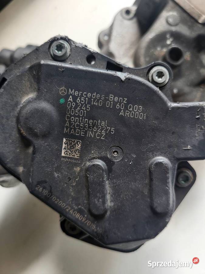 Zawór EGR łącznik Mercedes A6511400508 Mielec