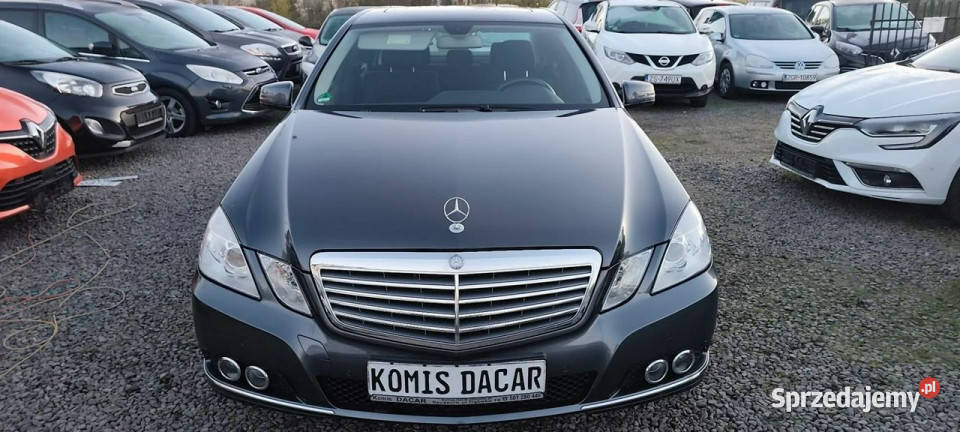 Mercedes E 200 18 184 143 Pełny serwis ASO szary Mercedes-Benz Szczecin