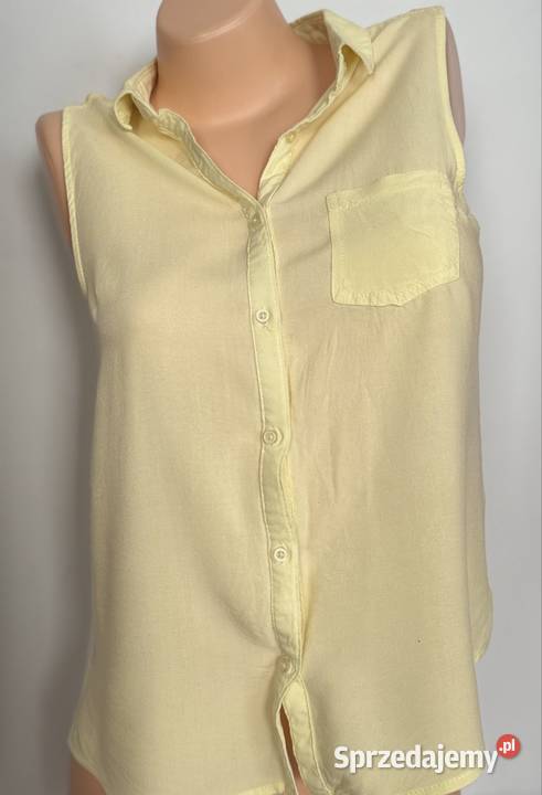 Żółta koszula bez rękawów Cropp Pruszków