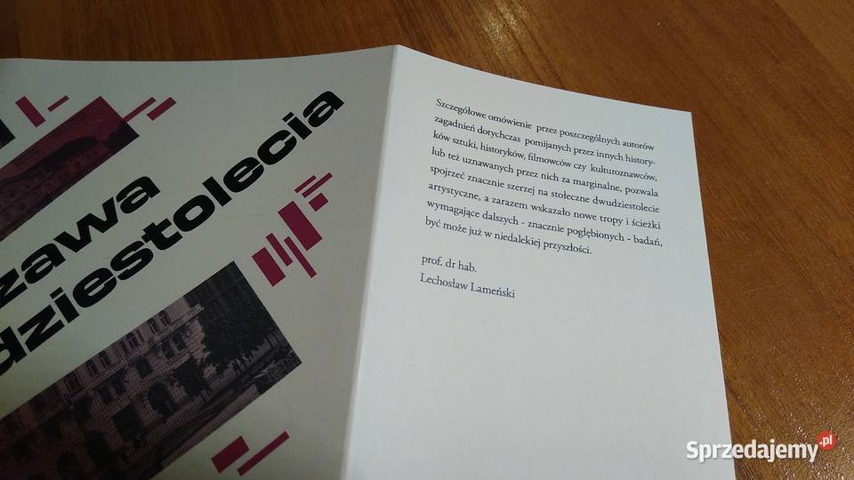 Warszawa dwudziestolecia życie artystyczne pomorskie Gdańsk sprzedam