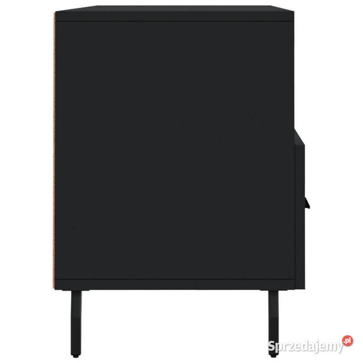Szafka pod TV czarna 102x36x50 materiał Warszawa