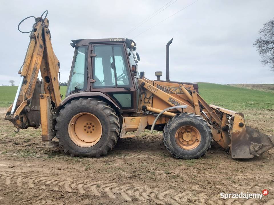 Koparko Ładowarka Case 580k prod 1991 Jabłonowo Pomorskie