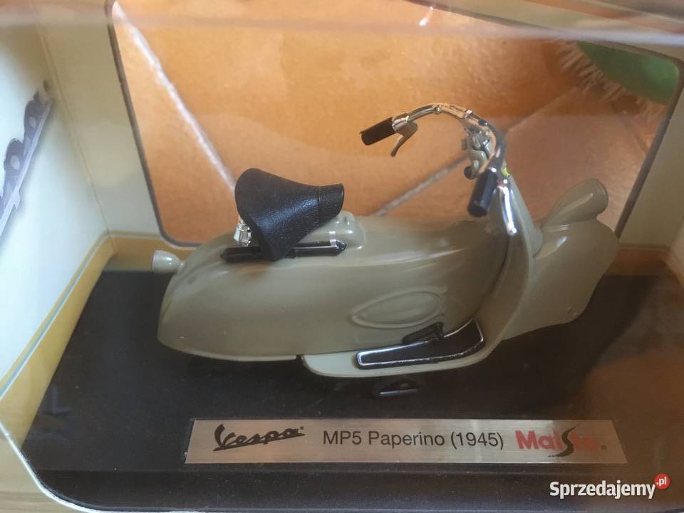 Vespa MP5 Paperino1945 samochodzik z Lledo Zielonka sprzedam