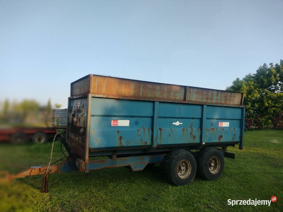 Przyczepa rolnicza tandem wywrotka na tył
