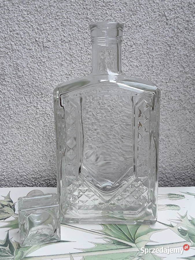 Szklana karafka 05 l ze szczelnym korkiem mazowieckie