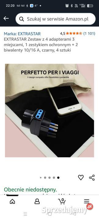 Adapter Schuko komplet 4 Drezdenko