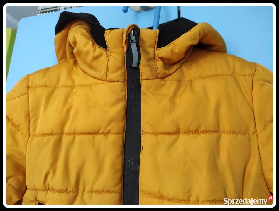 Musztardowa kurtka dziecka 12 18 miesięcy 86 Płock