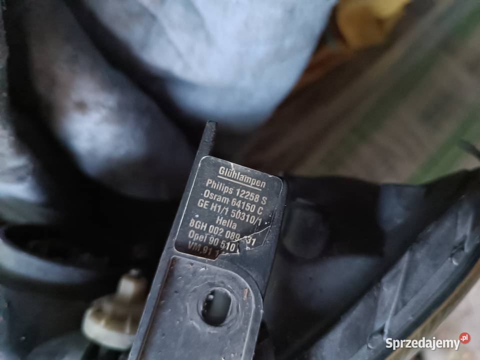 Reflektory Lampy Opel Omega B przód lewa prawa osobowe Oświetlenie Zawadówka