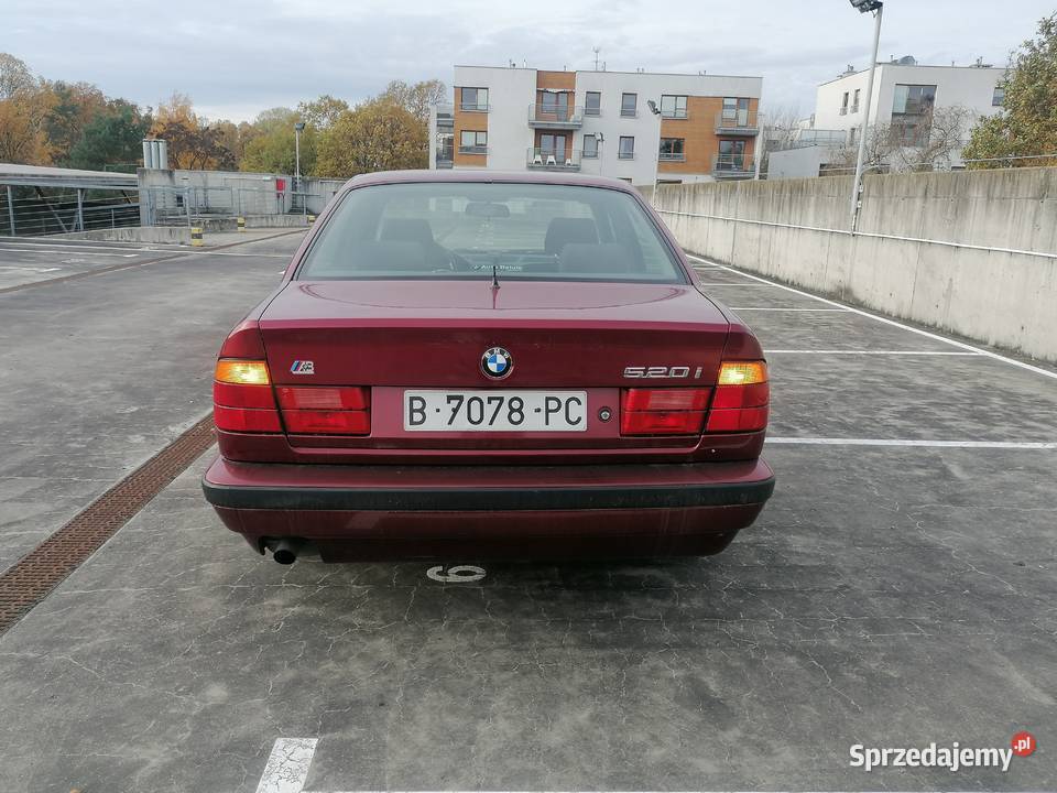 BMW e34 520i polift klima Hiszpania mały centralny zamek Warszawa