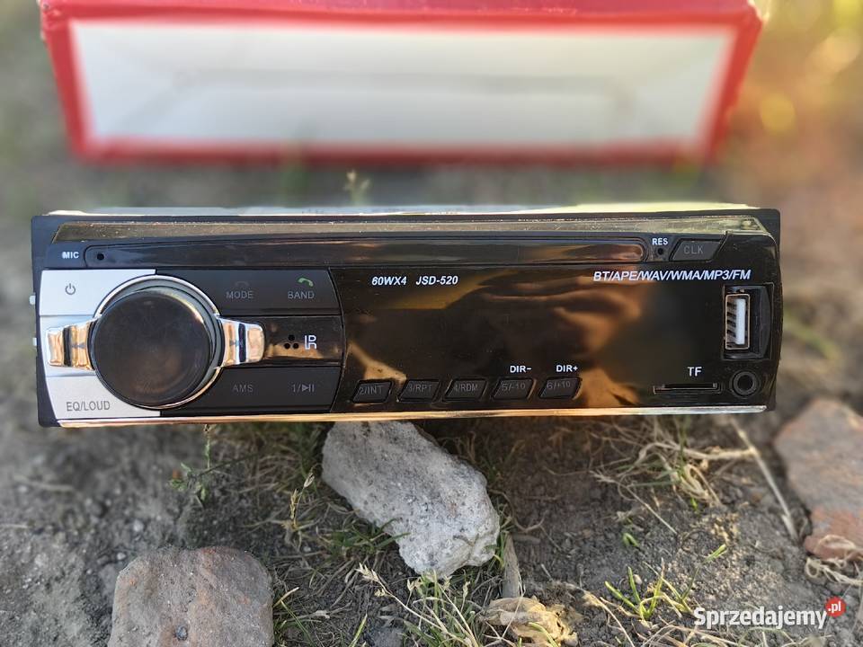 Radio samochodowej JSD520 Bluetooth BT Aux USB pilot Inczew