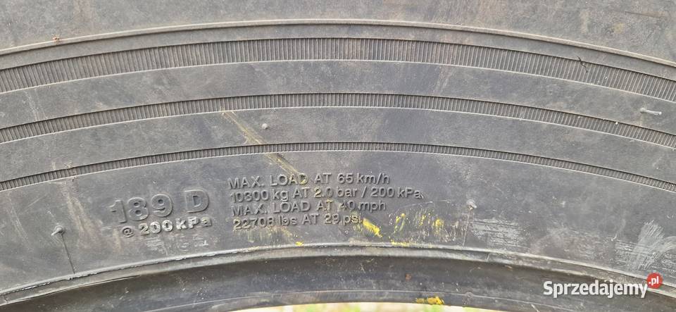 90060r42 vredestein 70 bieżnik 2019r bez napraw Opony rolnicze warmińsko-mazurskie Nowe Miasto Lubawskie