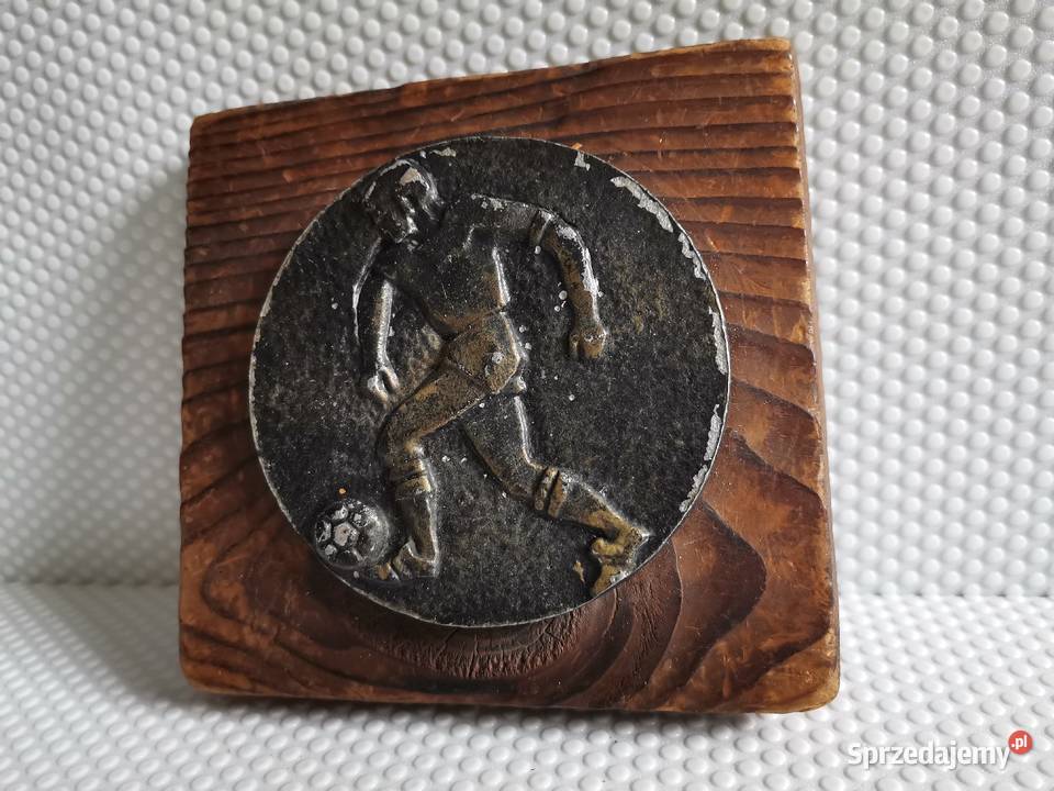 Stary medal pamiątka piłkarska Katowice
