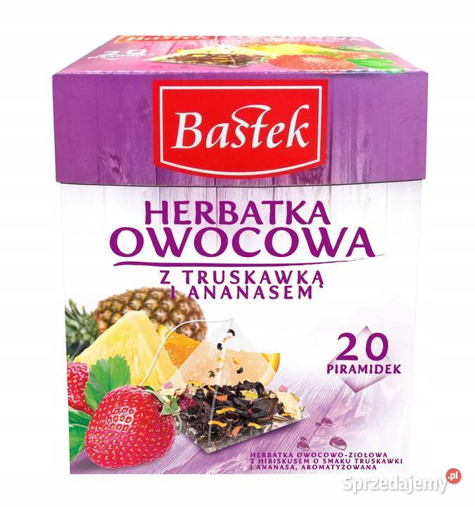 Herbata owocowa Bastek 20 t truskawka i ananas Stare Miasto sprzedam