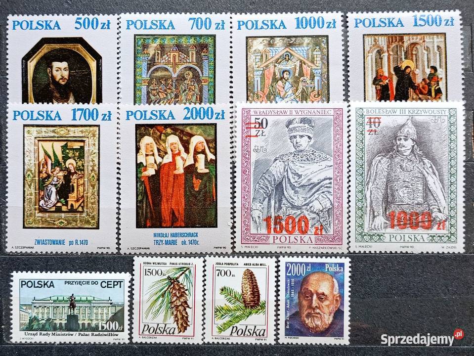 K znaczki polskie 1991 I kwartał Leźnica Wielka-Osiedle sprzedam