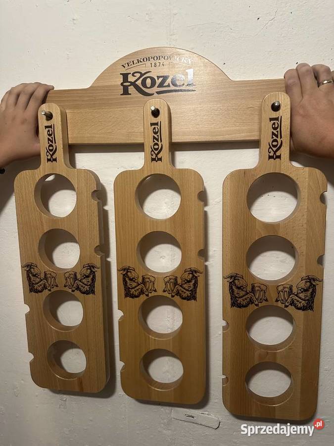 Deski do serwowania piwa Kozel Dąbrowa Górnicza