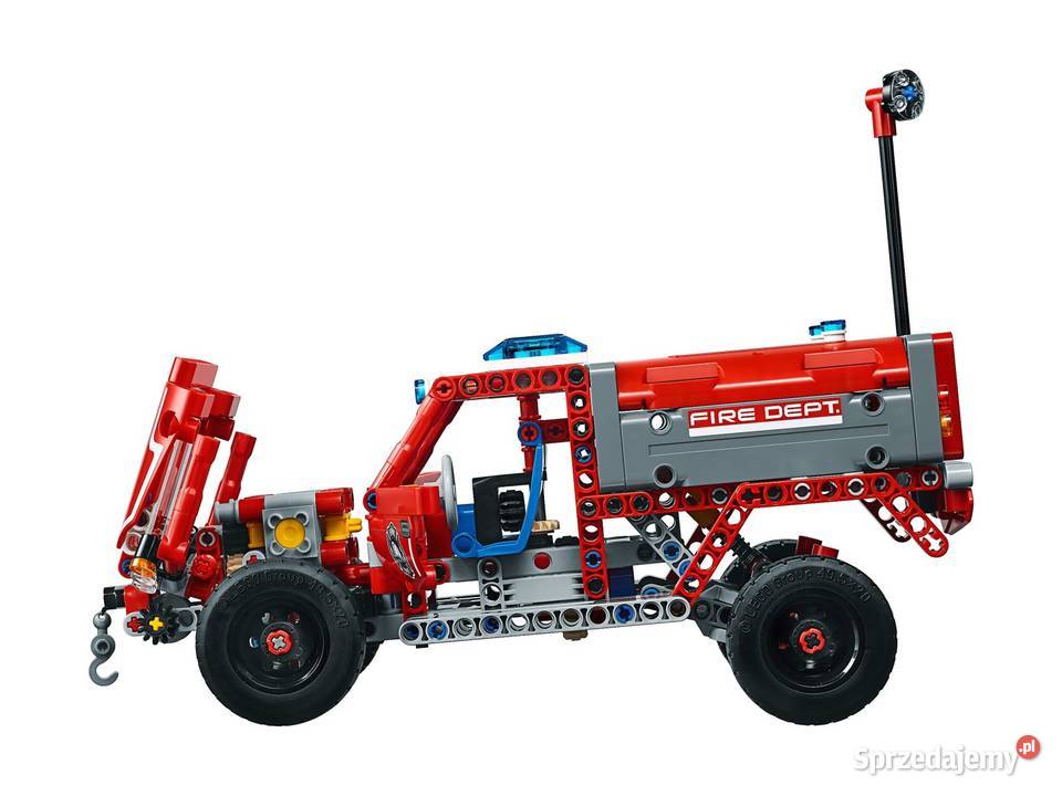 LEGO TECHNIC 2 w 1 wóz strażacki i wyscigowy Lego