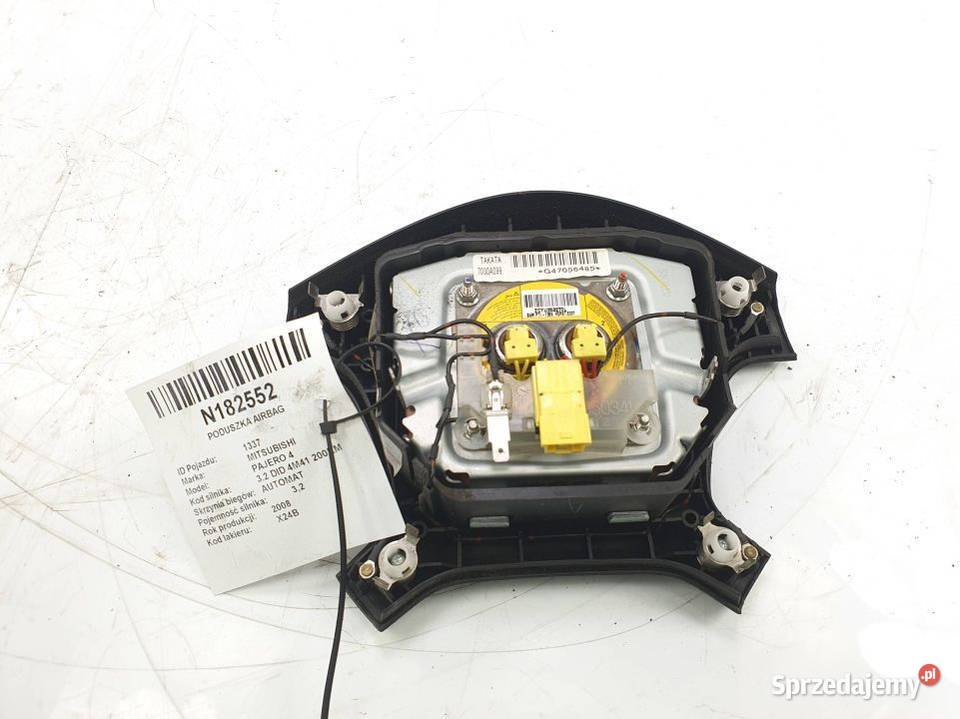 PODUSZKA AIRBAG MITSUBISHI PAJERO 4 KIEROWCY Lipno