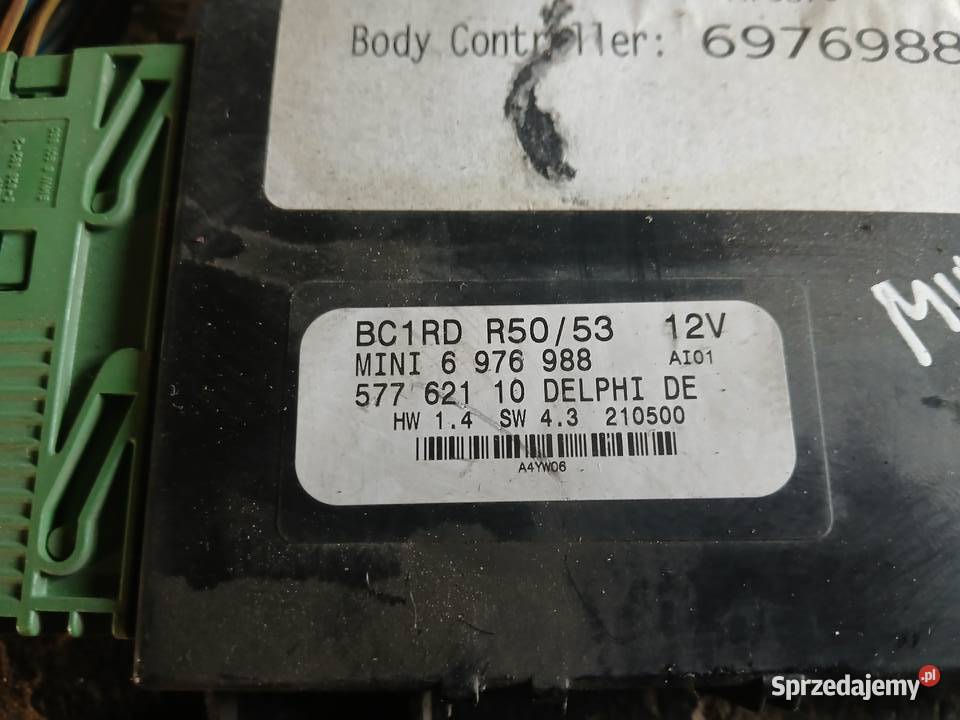 Moduł komfortu Mini Cooper R50 R53 6976988 Radłów