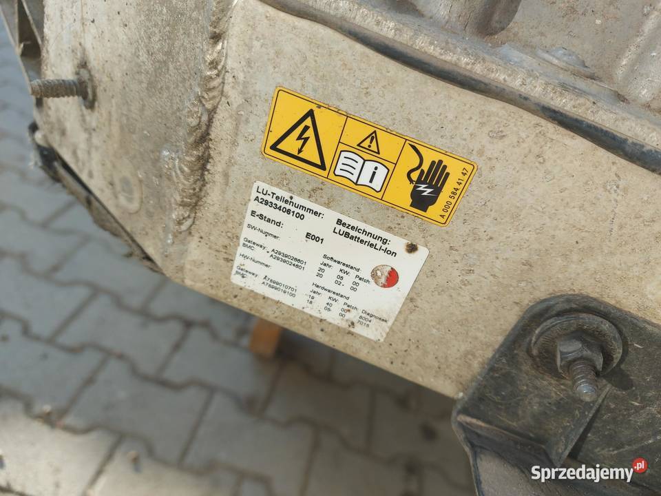 Mercedes EQC 400 W293 BATERIA AKUMULATOR SPRAWNY osobowe Akumulatory