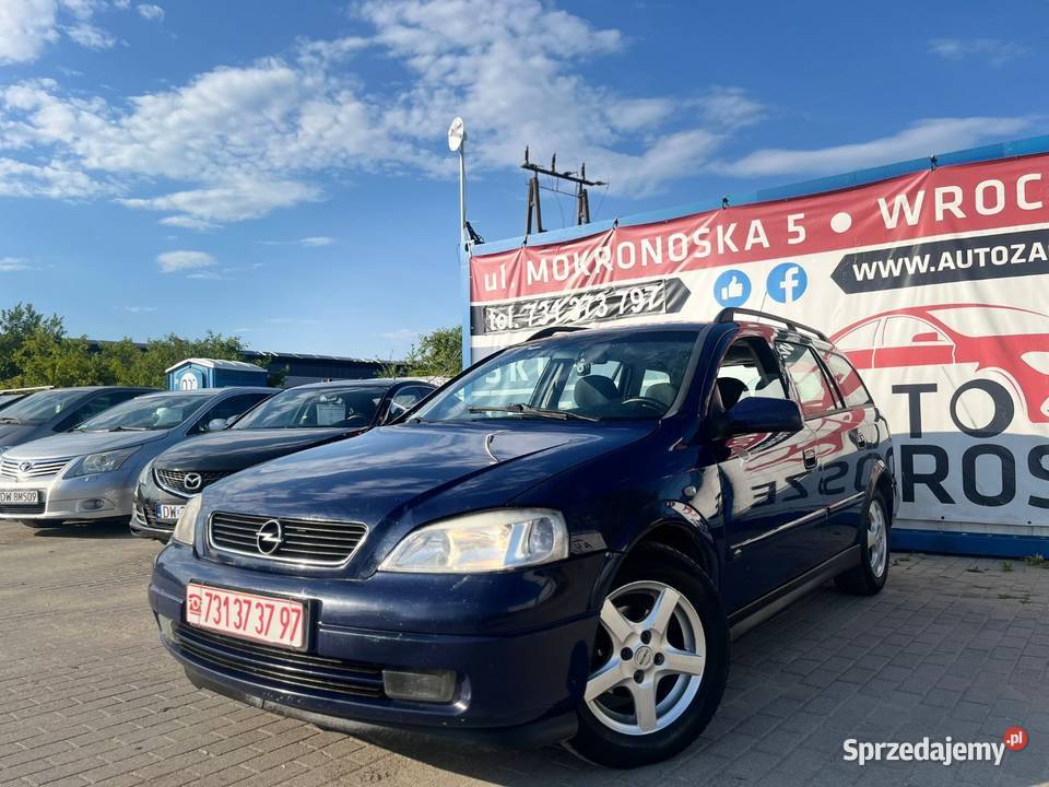 Opel Astra G 16 LPG Kombi HAK Alufelgi Klima Rok produkcji 2003
