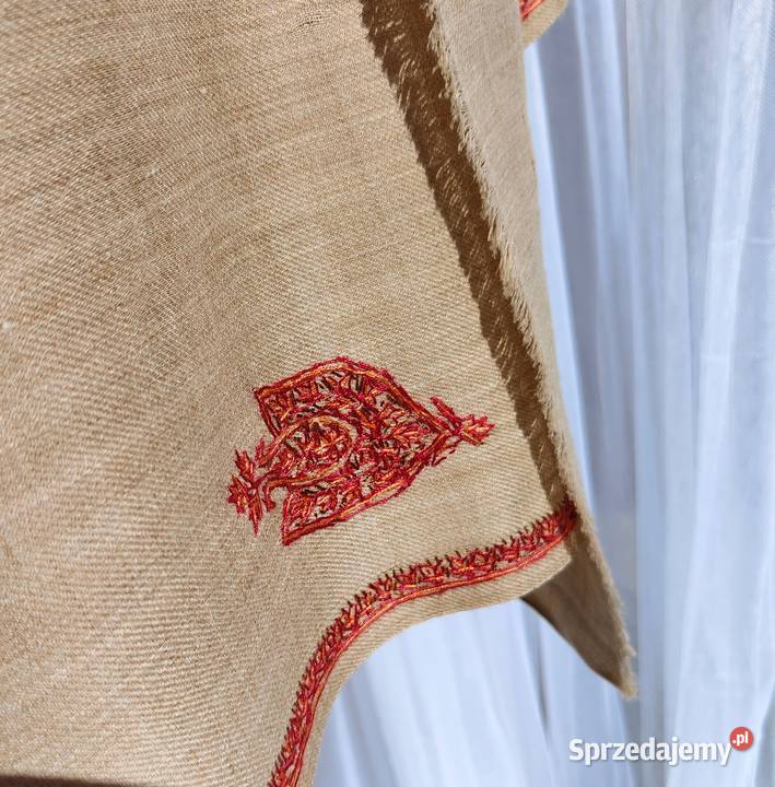 Szal orientalny indyjski haftowany haft paisley zachodniopomorskie sprzedam