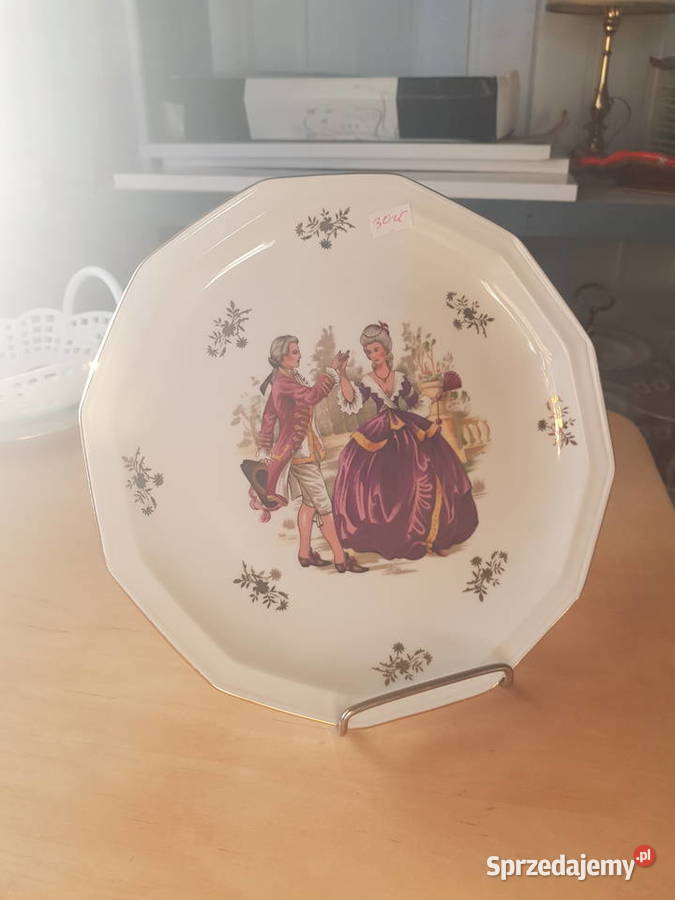 Talerz dekoracyjny para Wola Podłężna