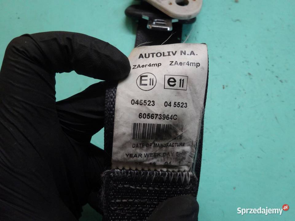 JEEP PATRIOT 08r pas bezpieczeństwa lewy przód