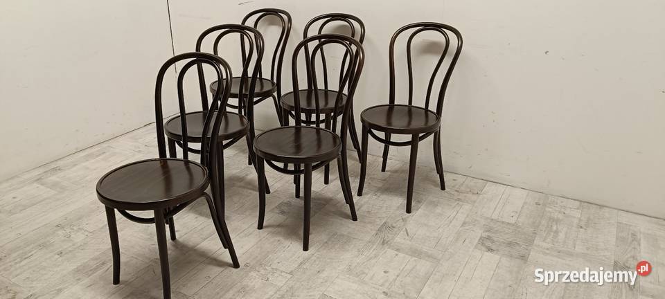 krzesło krzesła model Thonet gięty buk model A18 Radomsko