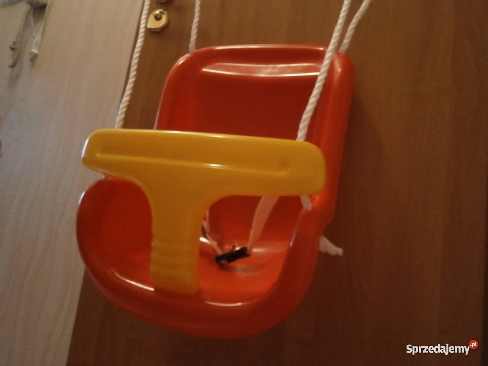 Ogrodowa huśtawka kubełkowa Dajar czerwona