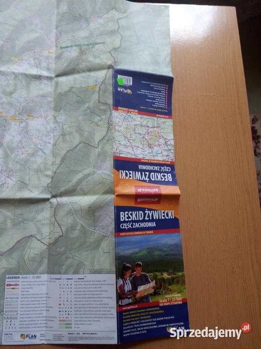 Mapa Beskid Żywiecki część zachodnia 125000 Dąbrowa Górnicza