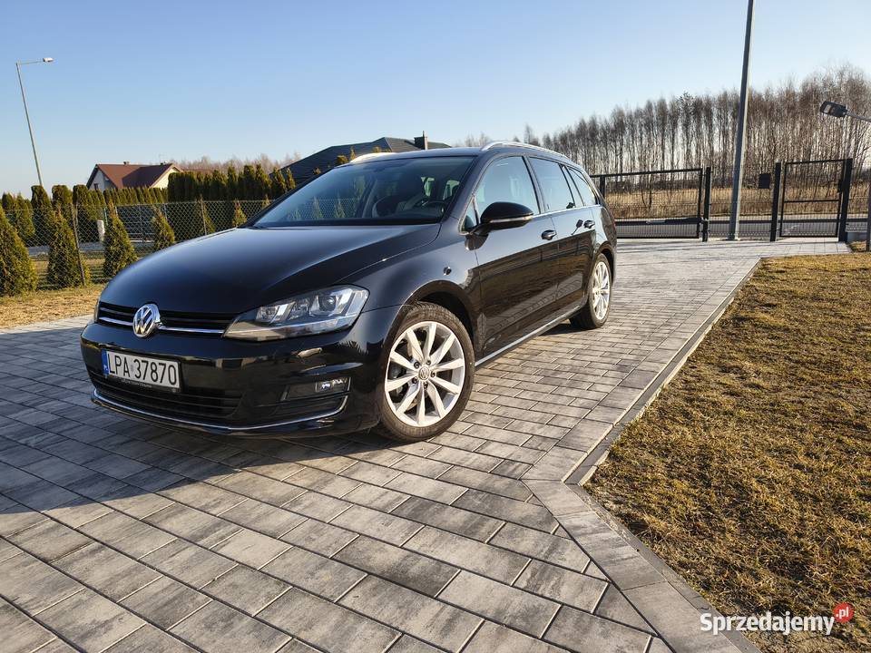 Golf VII kombi highline bixenon masaż pół skóra manualna
