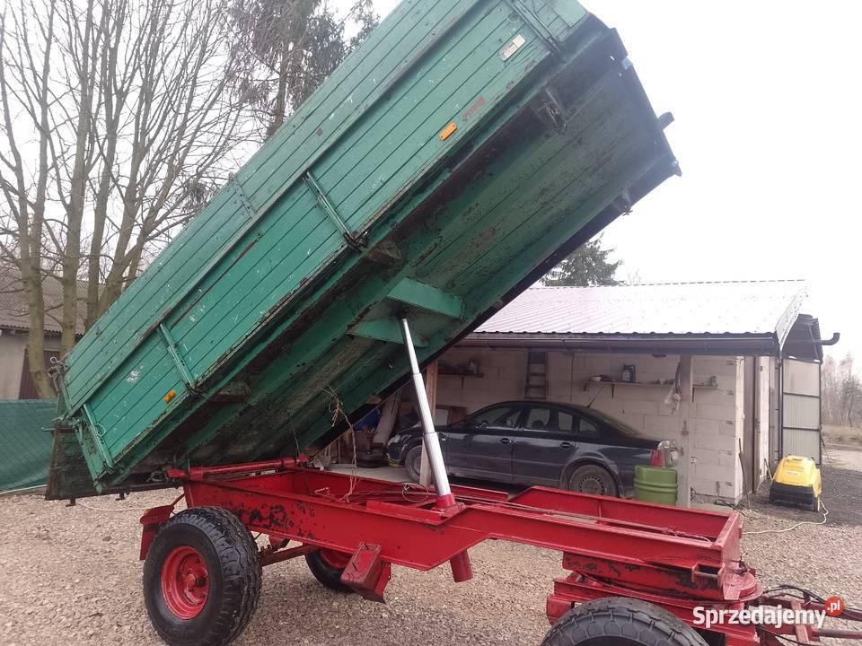 Przyczepa rolnicza wywrot na 3 strony zachodnia Rusinów