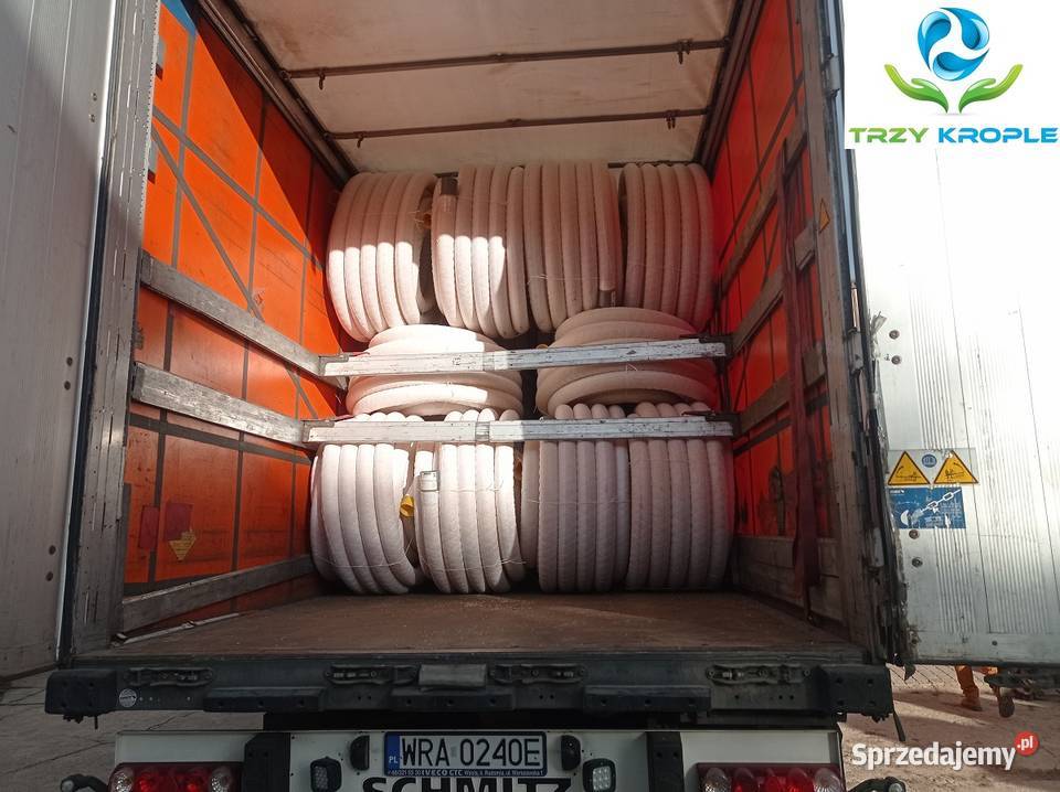 Rura fi80 drenażowa w oplocie otulinie owinięta Łódź sprzedam