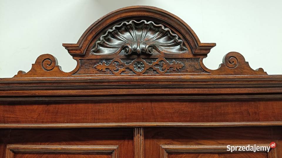 szafa stara eklektyczna drewniana mieszczańska Radomsko