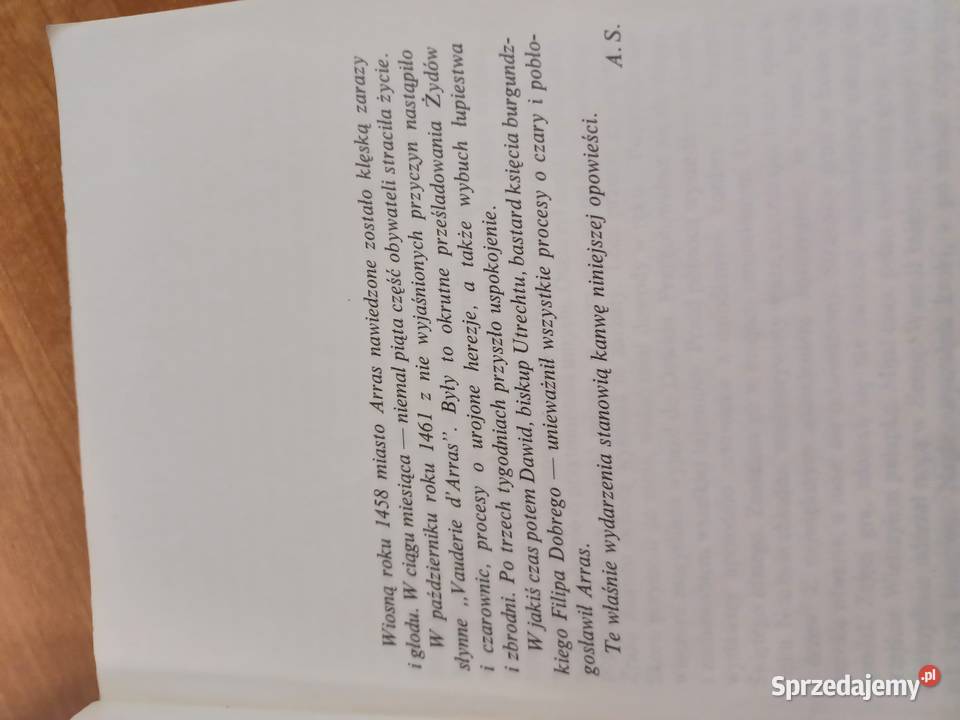 MSZA miasto Arras Andrzej Szczypiorski dolnośląskie Wrocław sprzedam