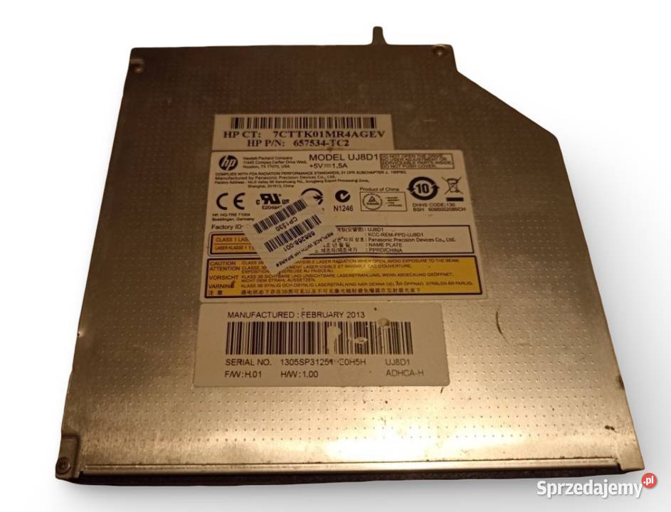 Napęd CDRW DVDRW HP UJ8D1 do laptopa HP 650 HP Kraków