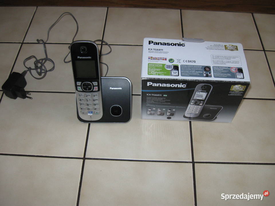 telefon stacjonarny Panasonic bezprzewodowy
