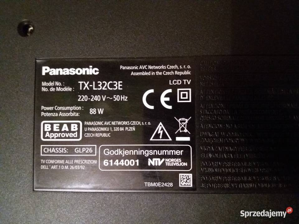 płyta zasilacza do TV Panasonic 32 TXL32C3E mazowieckie Warszawa sprzedam